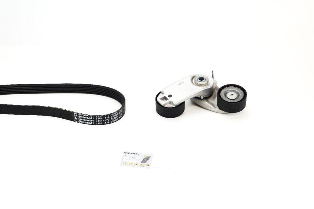 Kit de courroie d'accessoire (Courroie d’alternateur) CONTITECH ref. 6PK1179 EXTRA K1